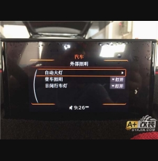 A3 自動大燈 原裝位記錄儀安裝