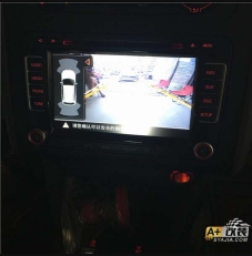 方向盤，倒車影像，德賽西威263途安無損升級。