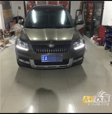 野帝，大燈總成原廠升級。