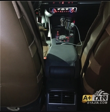 自動空調 后排出風口，奧迪A3原廠升級。