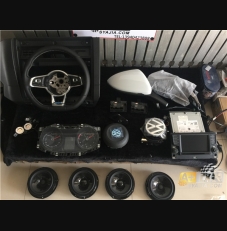 866A car play 芬達音響，R-line方向盤 電耳 翻蓋影像 多功能儀表 高7 原廠升級